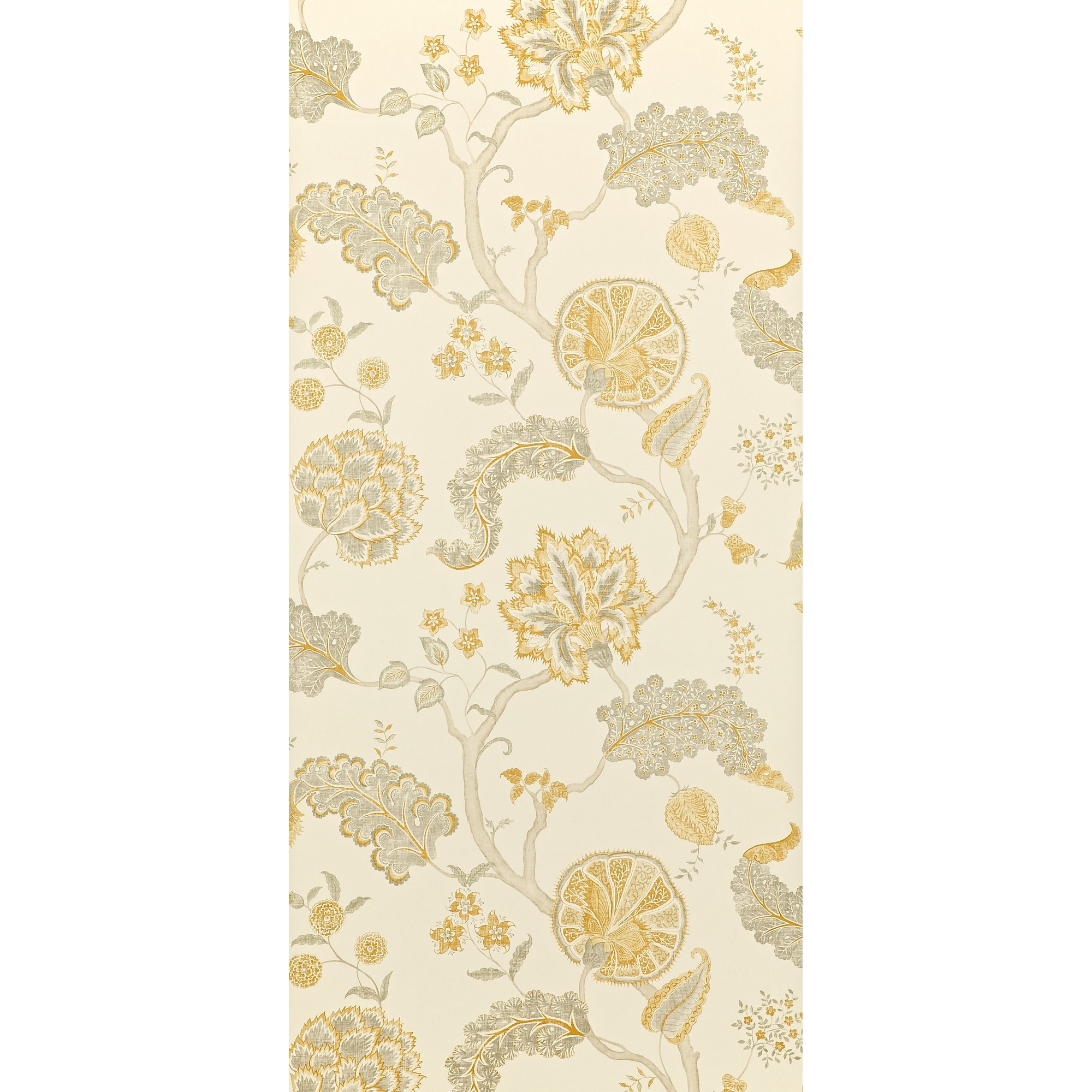 Photos - Wallpaper Sanderson Palampore Floral  105 by  in Silver GoldRoll DCAVPA105 